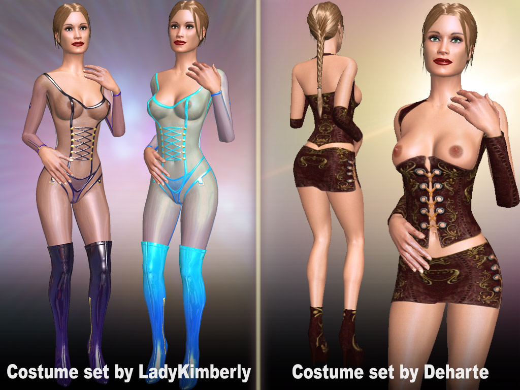 Update #1316: Costume sets for optimal virtual sex fun