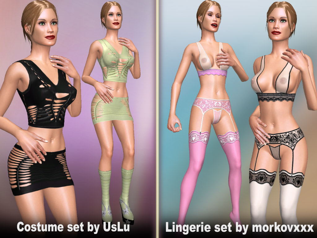AChat Update #1380: Costume sets and Sexy lingerie sets