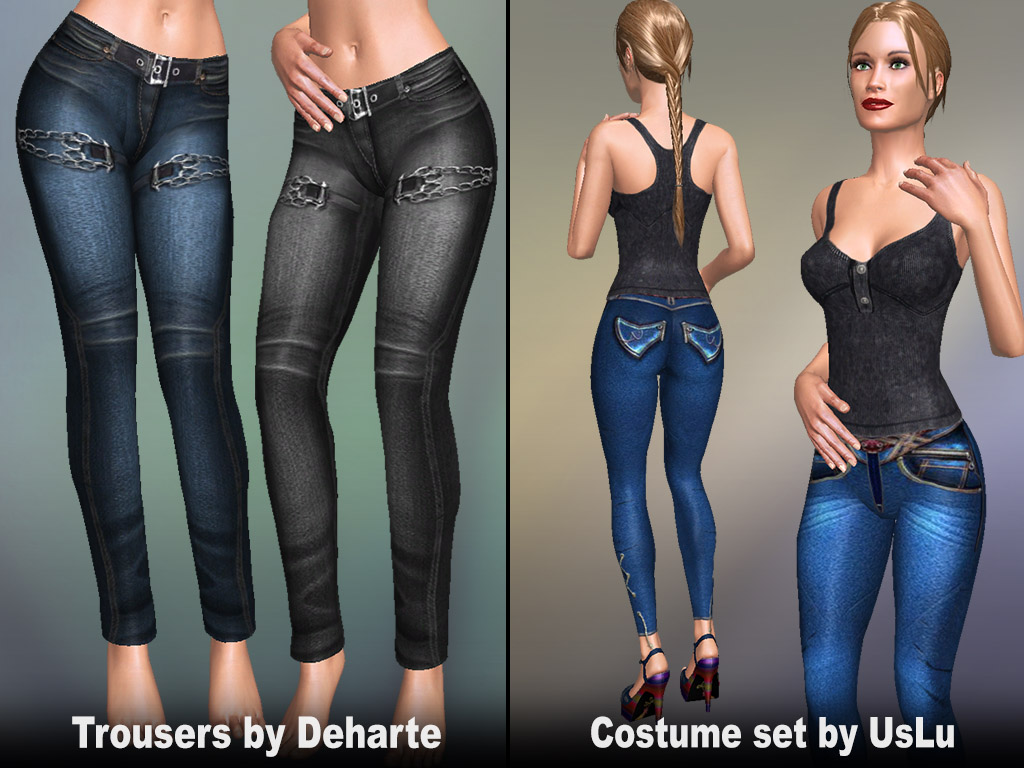 AChat Update #1426: do online sex in these newly added Costume set and Jeans