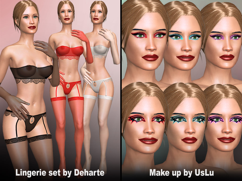 Home 8 AChat Update #1592: New Lingerie sets and Make-ups