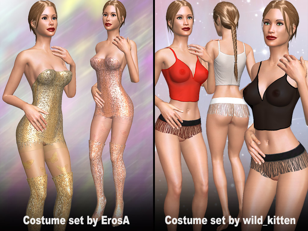 Home 2 AChat Update #1598: Just added 5 new Costume sets