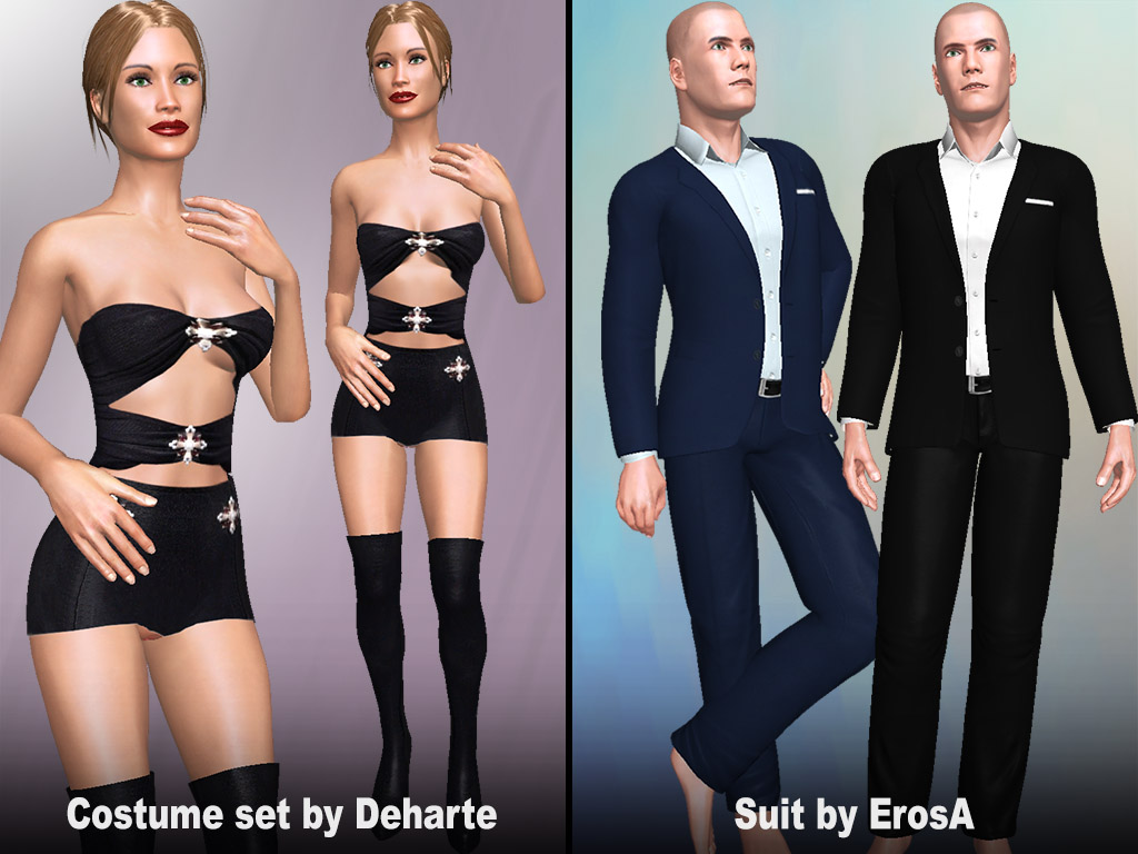 Home 8 AChat Update #1610: Just added two Suits and a Costume set optimalized for virtual sex