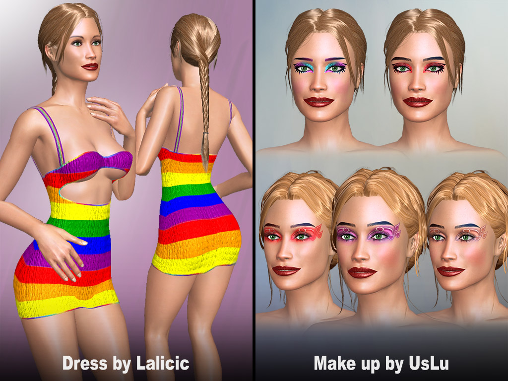 Home 5 AChat Update #1622: Make ups and Sexy dress