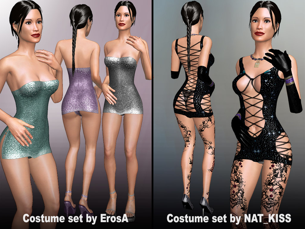 AChat Update #1628: new Costume sets have been added to achat