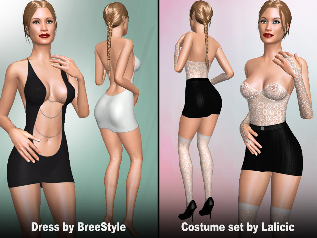 Home 13 AChat Update #1637: New Costume set and two sexy dresses