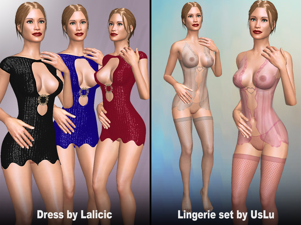 Home 5 AChat Update #1645: Sexy dresses and Lingerie set