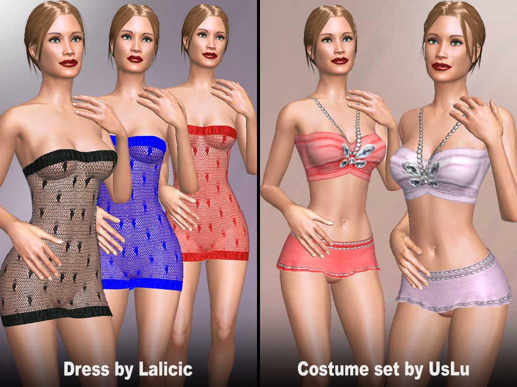 AChat Update #1657: Let's Fuck in these newly added Sexy dresses and Costume set