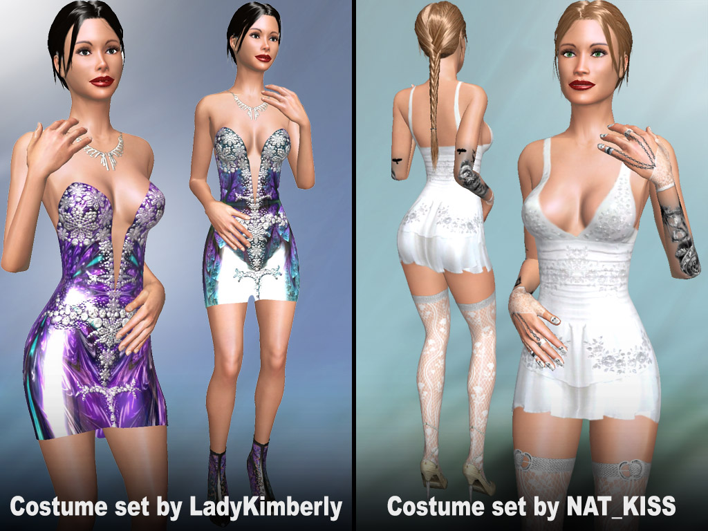 Home 2 AChat Update #1670: three new Costume sets