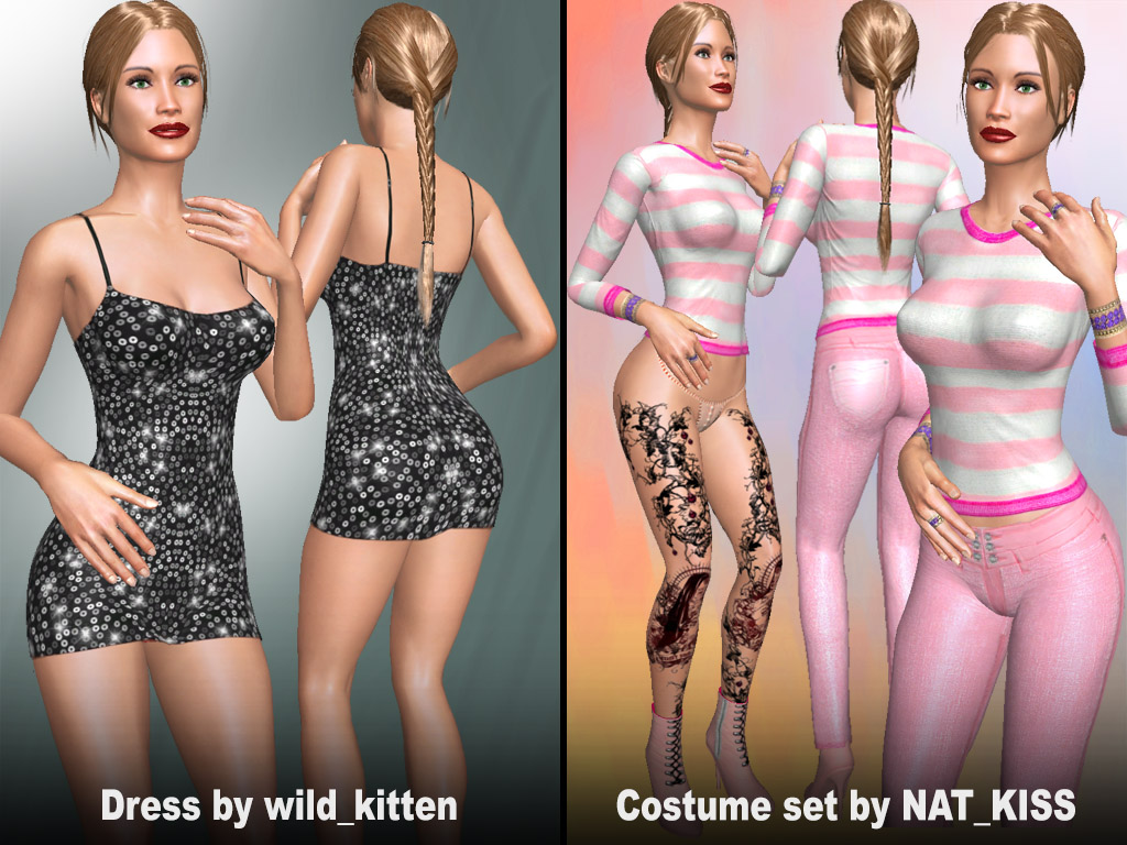Home 4 AChat Update #1677: new Costume set and a brand new Sexy dress