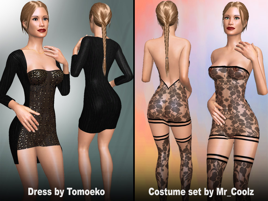 Home 1 AChat Update #1688: New Costume set and a new Sexy dress