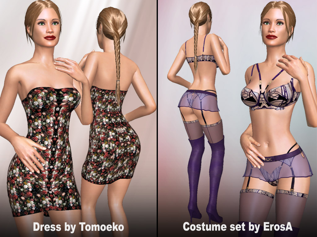 AChat Update #1701: a brand new Sexy dress and a Costume set