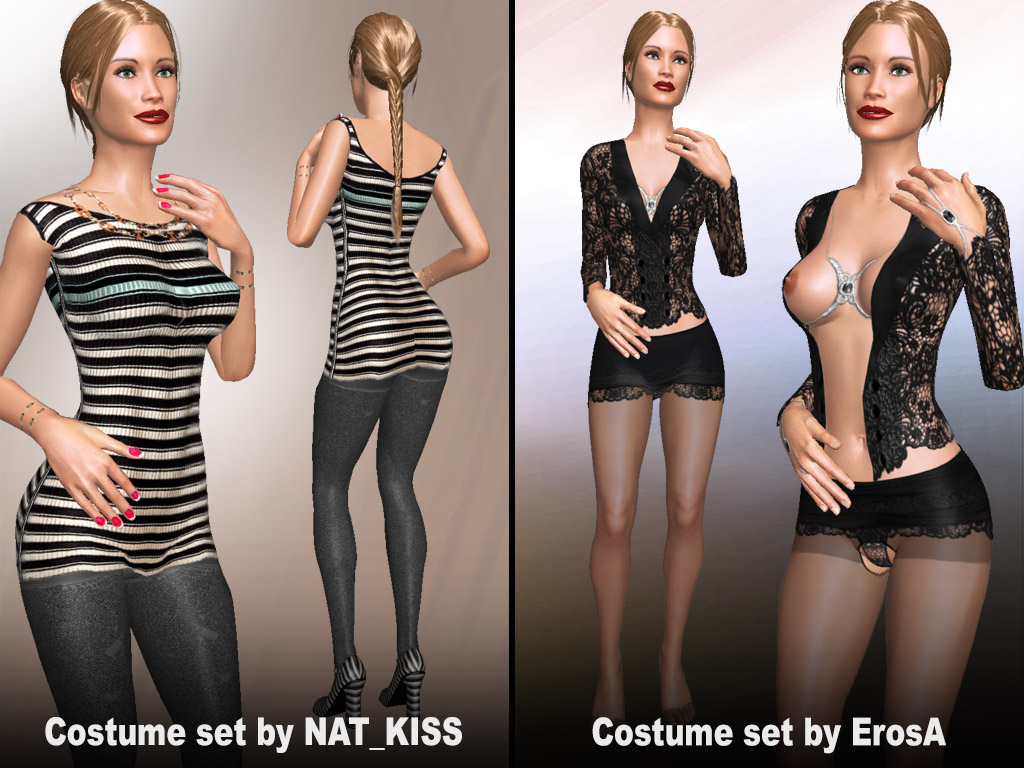 Update #1749: Costume sets from users NAT_KISS and ErosA