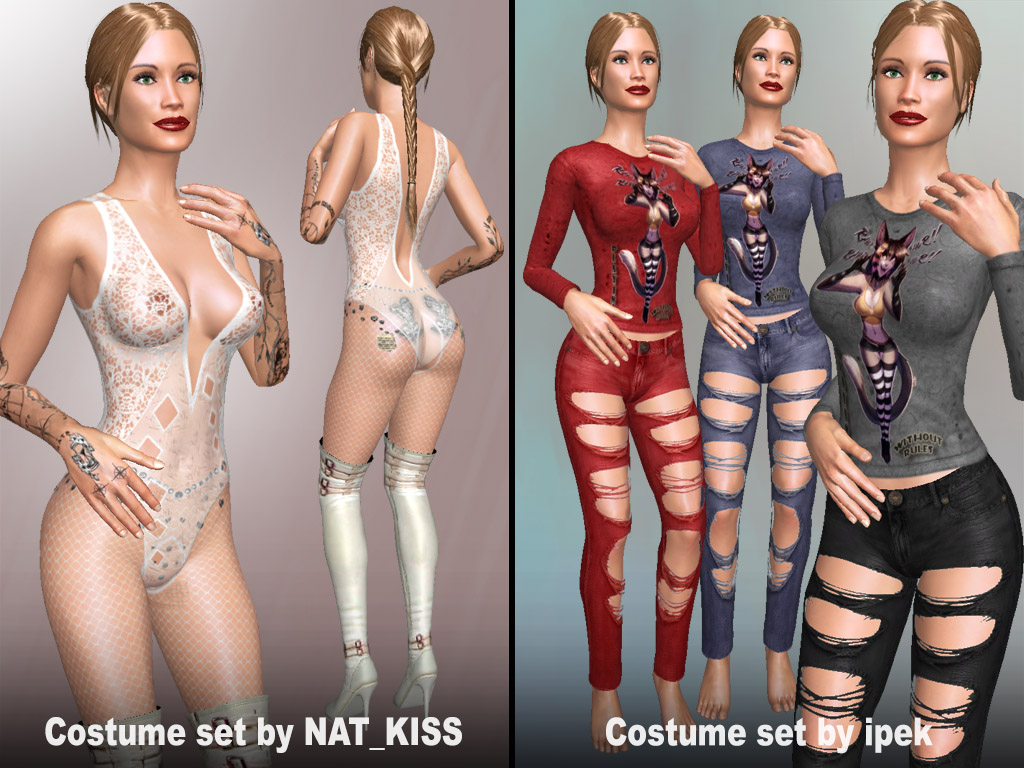 Home 4 Update #1760: Costume sets made by users NAT_KISS and ipek
