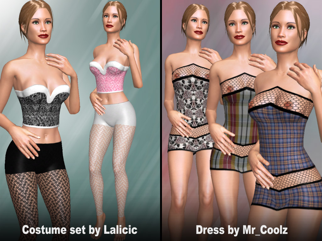 Home 2 Update #1762: Costume set and Sexy dresses made by users Lalicic and Mr_Coolz