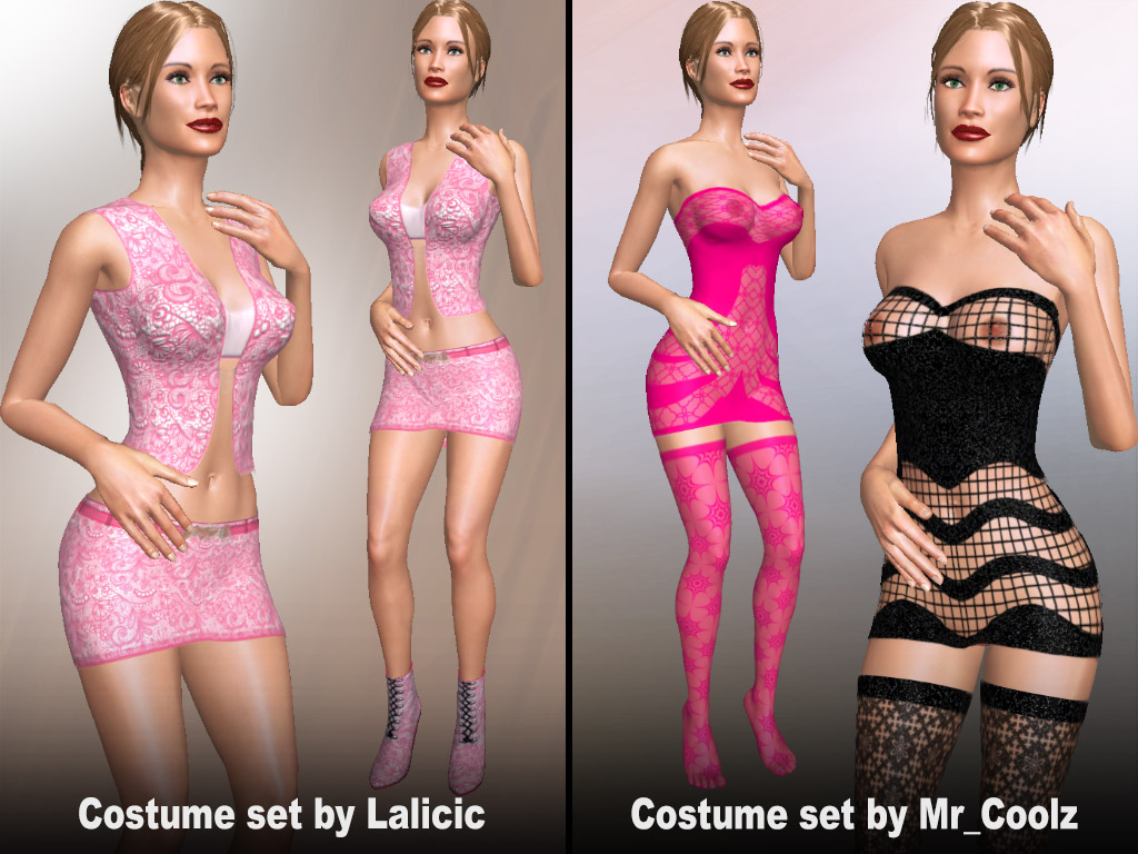 Update #1782: Costume sets made by users Lalicic and Mr_Coolz