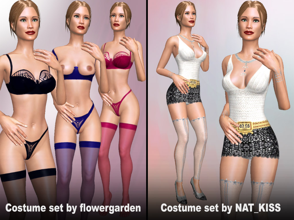 Update #1785: Costume sets made by users flowergarden and NAT_KISS