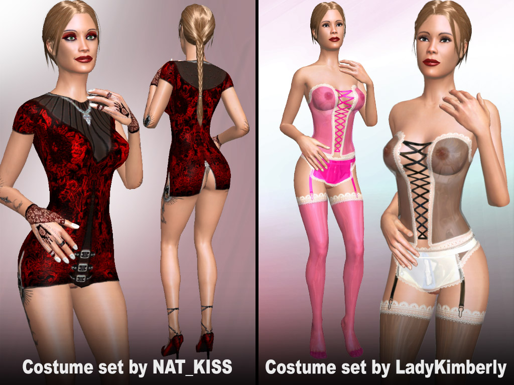 Home 2 Update #1810: Costume sets made by users NAT_KISS and LadyKimberly