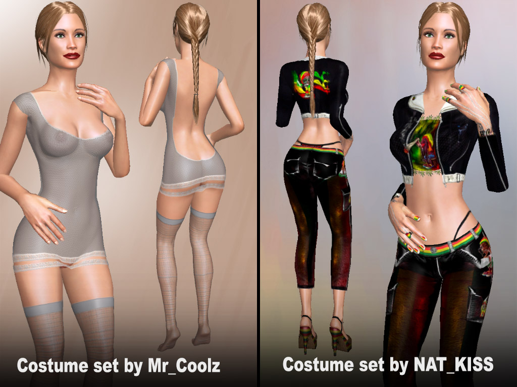 Update #1816: Costume sets made by users Mr_Coolz and NAT_KISS