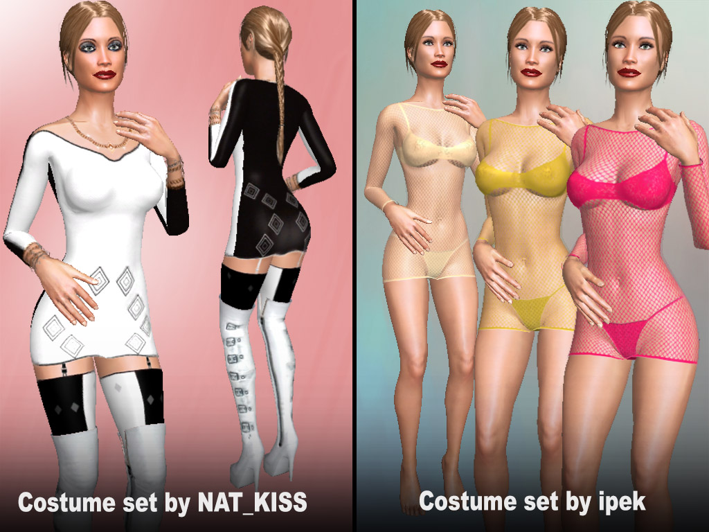 Update #1819: Costume sets made by users NAT_KISS and ipek