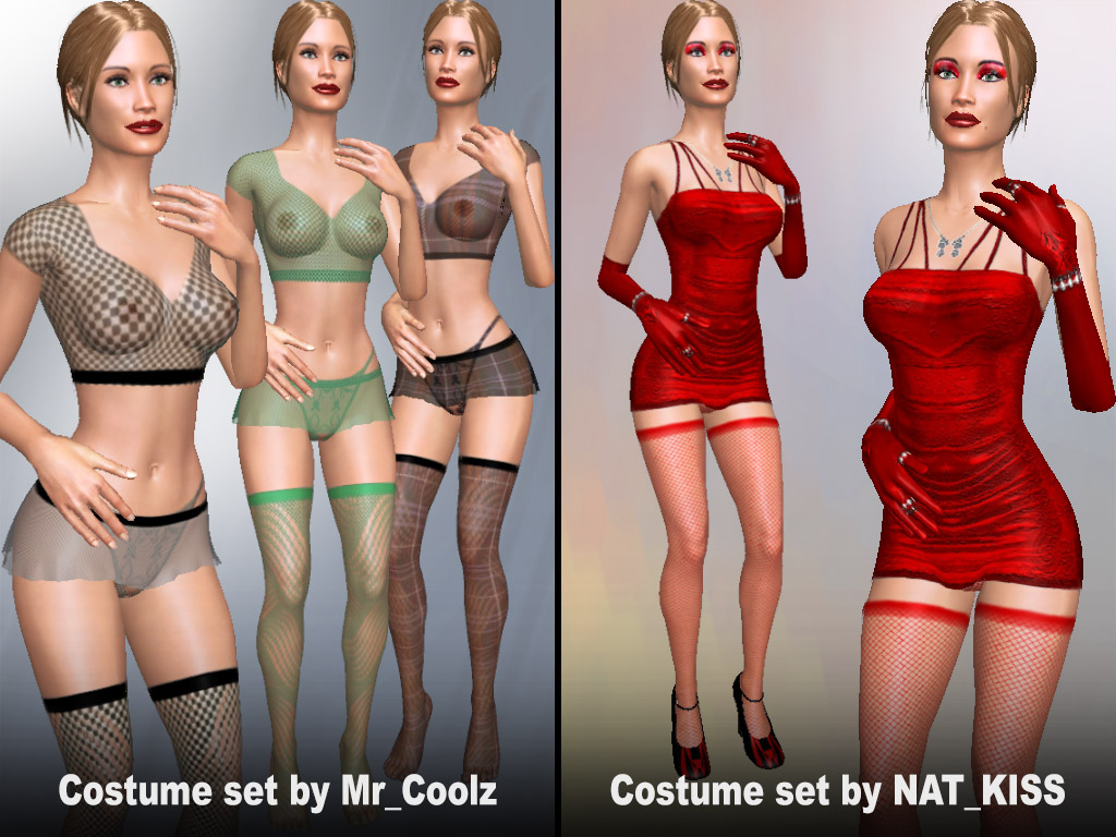 Update #1823: Costume sets made by users Mr_Coolz and NAT_KISS