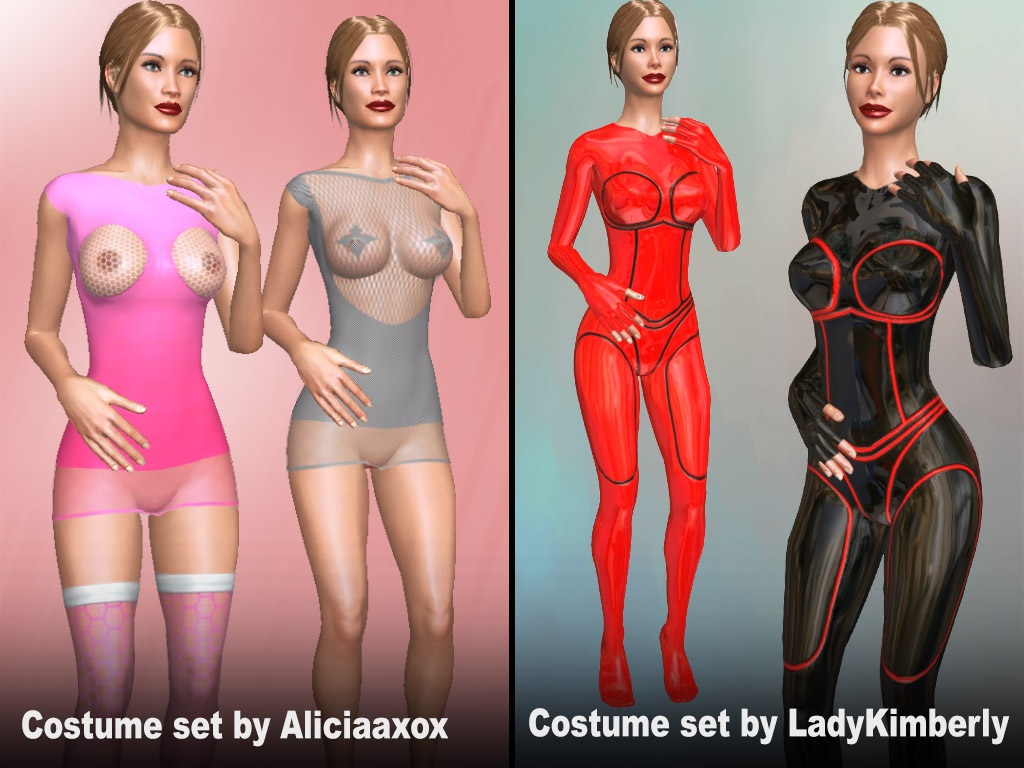 Home 16 Update #1824: Costume sets made by users Aliciaaxox and LadyKimberly