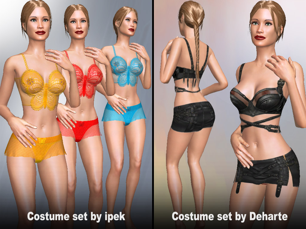 Home 10 Update #1830: Costume sets made by users ipek and Deharte