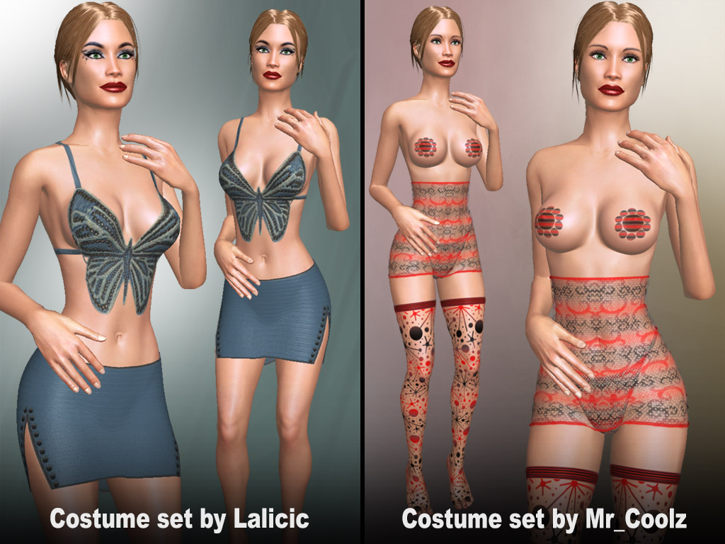 Home 2 Update #1838: Costume sets made by users Lalicic and Mr_Coolz