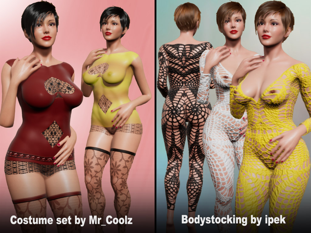 Update #1841: Costume sets and Bodystockings made by users Mr_Coolz and ipek